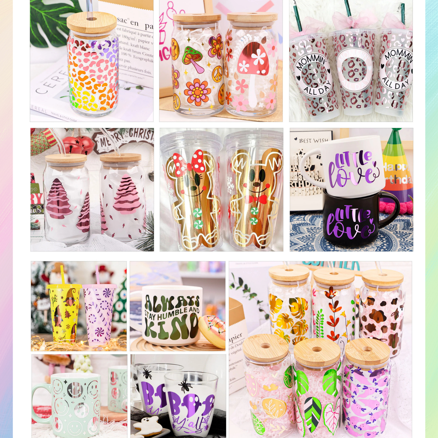 Teckwrap Craft Bubble Free Mirror Chrome Vinil Seti – 14’lü – 30 cm × 30 cm