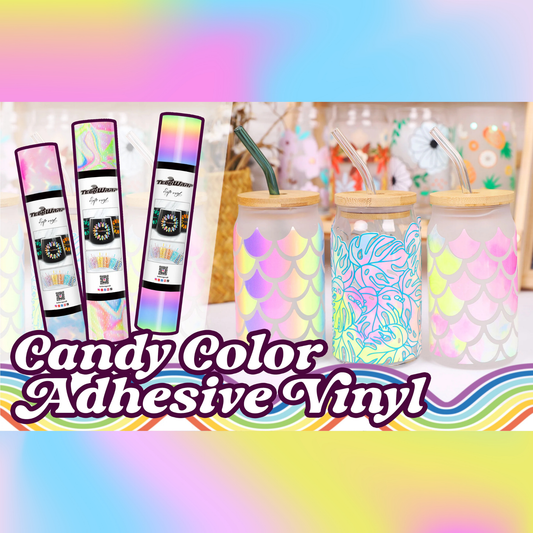 Teckwrap Craft Candy Color Vinil Seti – 8’li – 30 cm × 30 cm