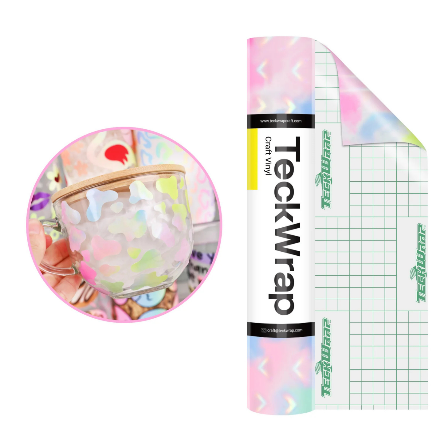 Teckwrap Craft Candy Color Premium Vinil – 30.4 cm × 152.4 cm