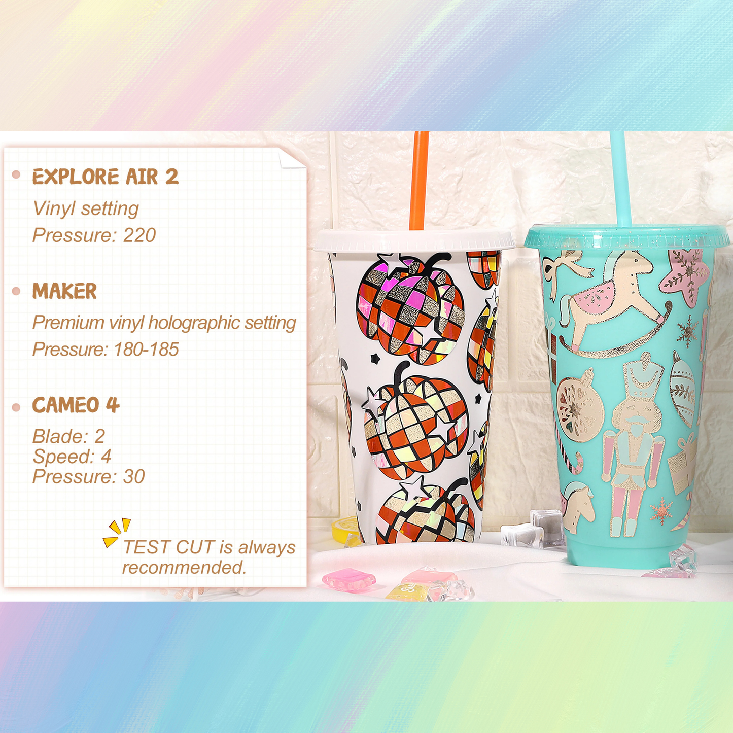 Teckwrap Craft Textured Metallic Vinil Seti – 10’lu – 30 cm × 30 cm