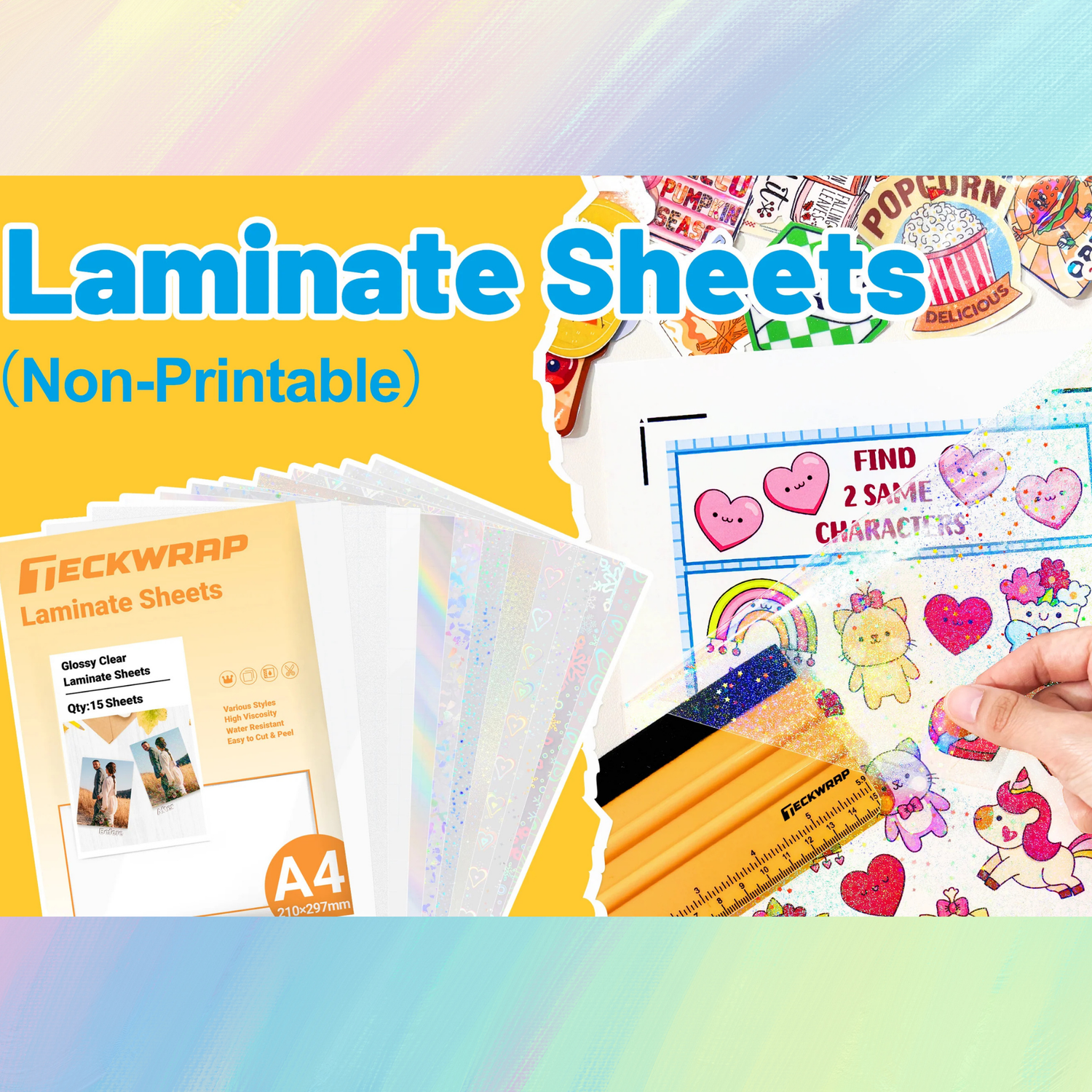 Teckwrap Craft Laminasyon Sayfaları