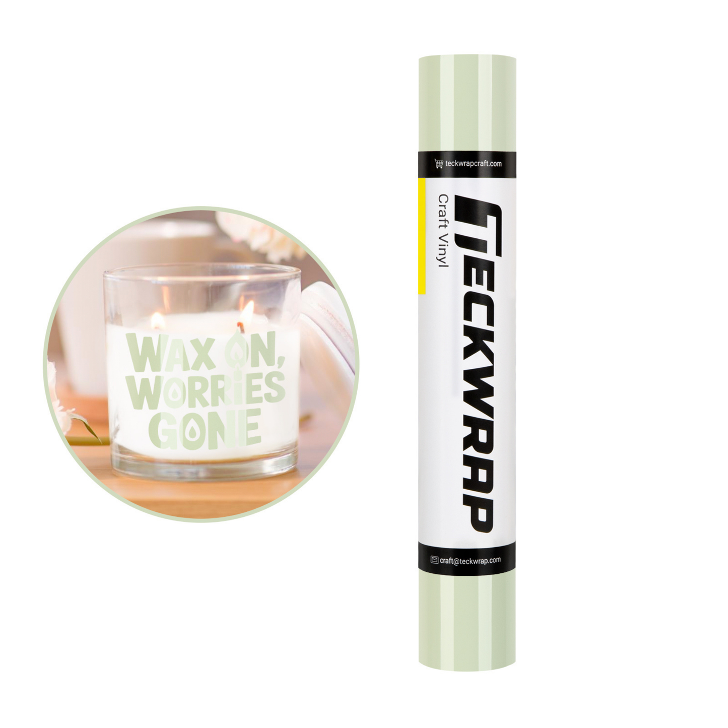 TeckWrap Craft 001 Serisi Yapışkanlı Vinil – Glossy (Parlak) 30.4 cm × 152.4 cm
