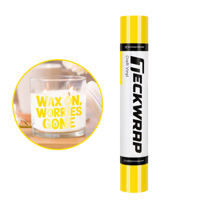 TeckWrap Craft 001 Serisi Yapışkanlı Vinil – Glossy (Parlak) 30.4 cm × 152.4 cm