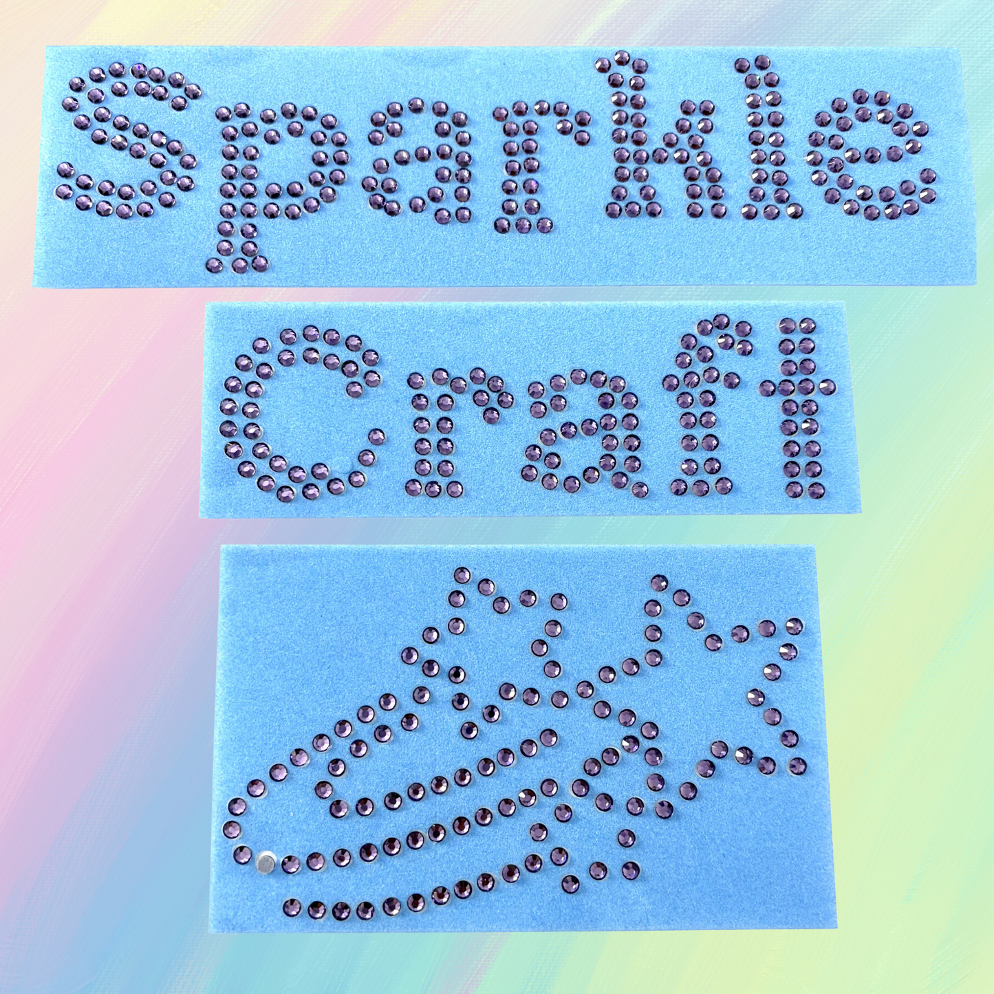 Magic Flock Rhinestone Şablon Seti