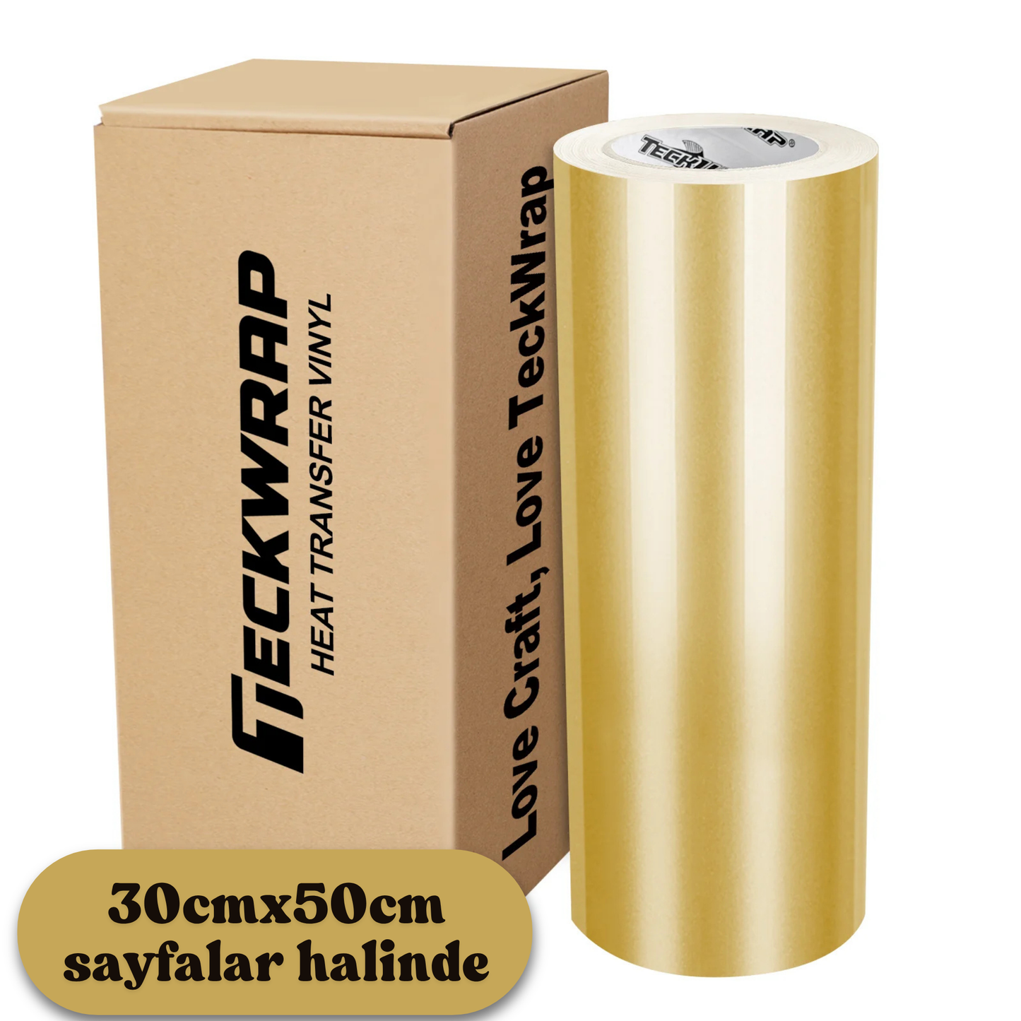 Teckwrap Craft PU HTV  - Isı Transfer Vinili – 30 cm × 50 cm Sayfa