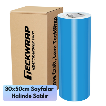 Teckwrap Craft PU HTV  - Isı Transfer Vinili – 30 cm × 50 cm Sayfa