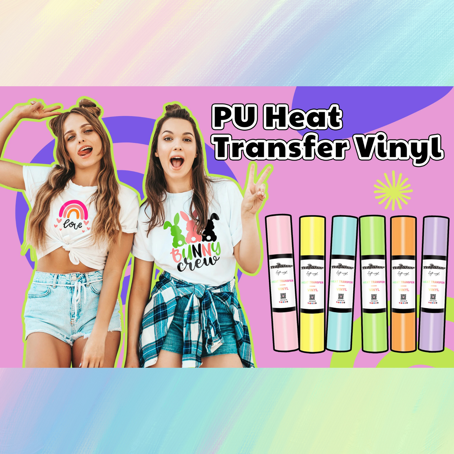 Teckwrap Craft PU HTV – 30 cm × 30 cm