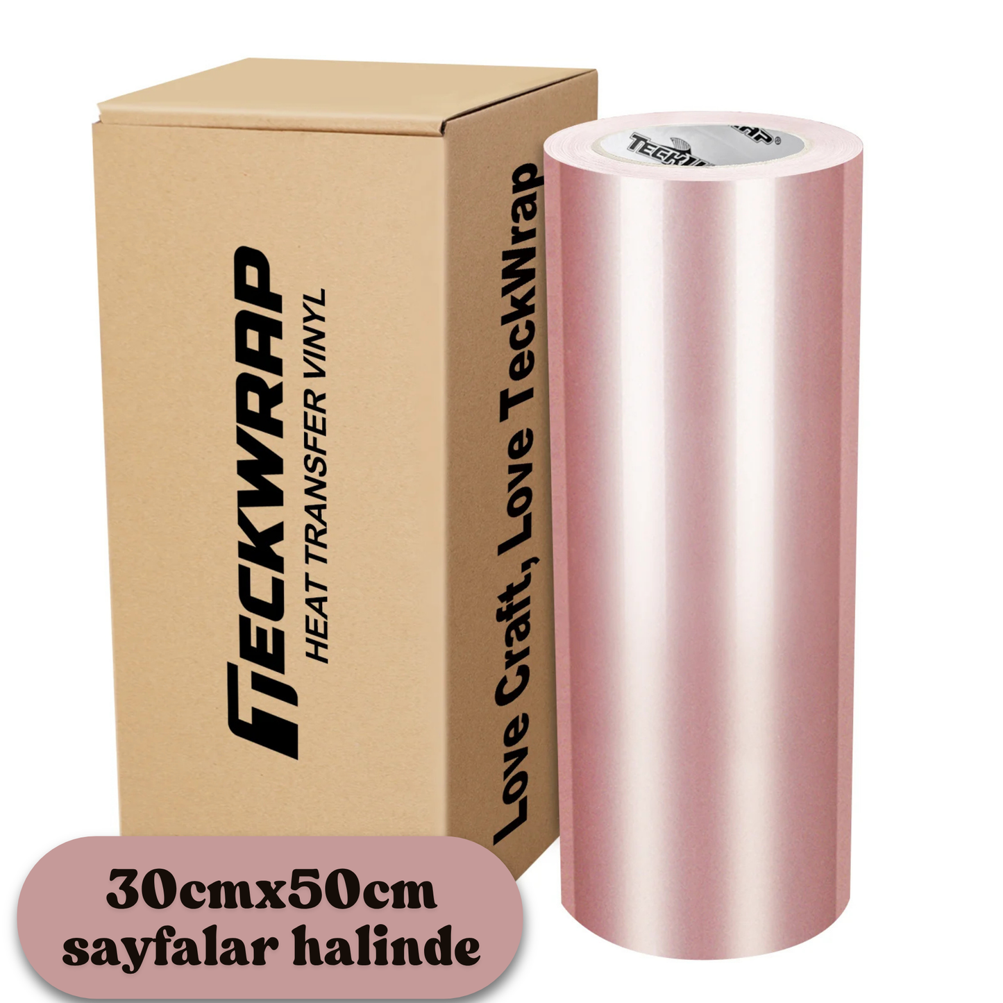 Teckwrap Craft PU HTV  - Isı Transfer Vinili – 30 cm × 50 cm Sayfa
