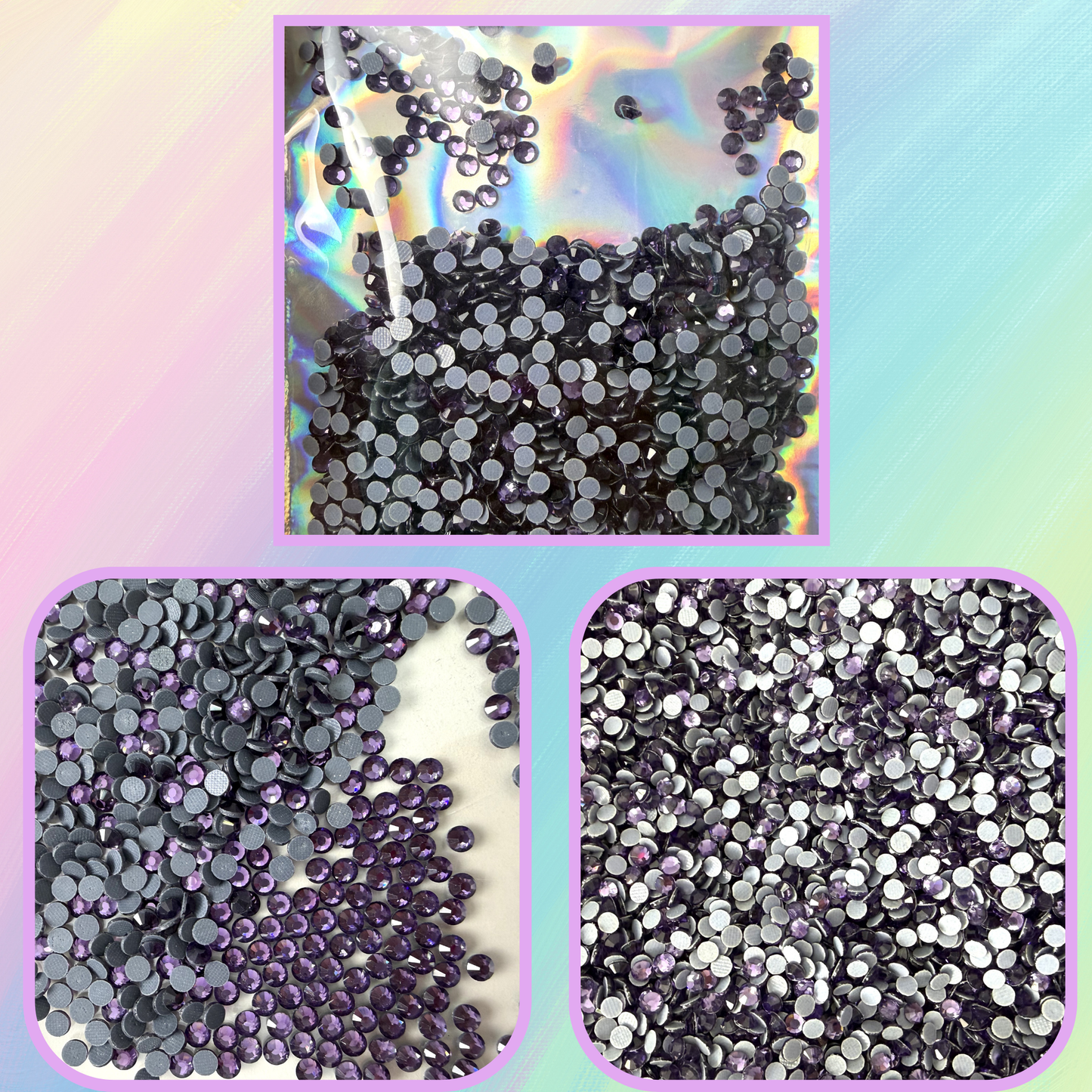 Rhinestone Taş SS10 / SS16 / SS20 – Parlak Kristal Taş (Hotfix Uyumlu)