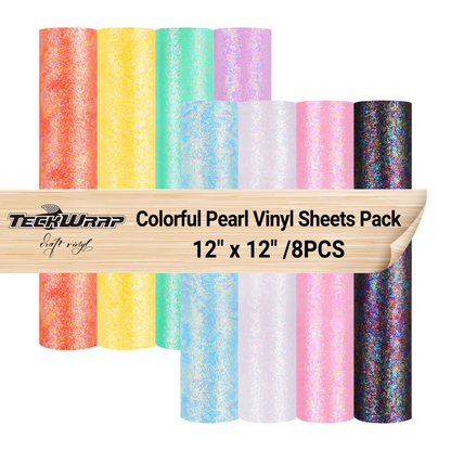 Teckwrap Craft Colorful Pearl Vinil Seti – 8’li – 30 cm × 30 cm
