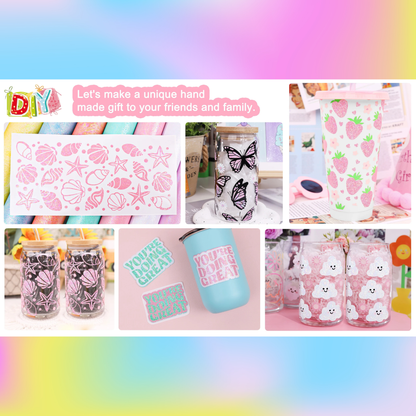 Teckwrap Craft Colorful Pearl Premium Vinil – 30.4 cm × 152.4 cm