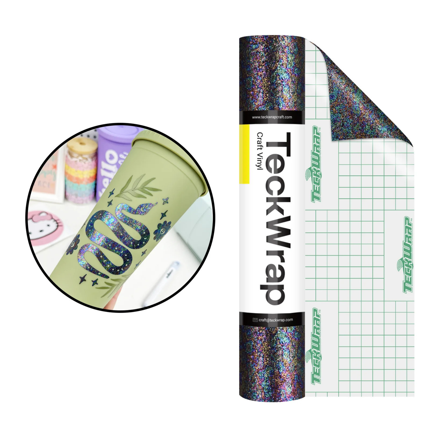 Teckwrap Craft Colorful Pearl Premium Vinil – 30.4 cm × 152.4 cm