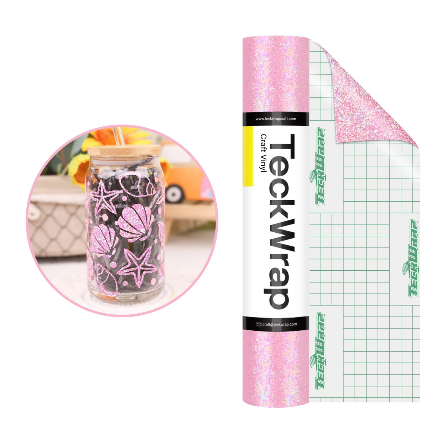 Teckwrap Craft Colorful Pearl Premium Vinil – 30.4 cm × 152.4 cm