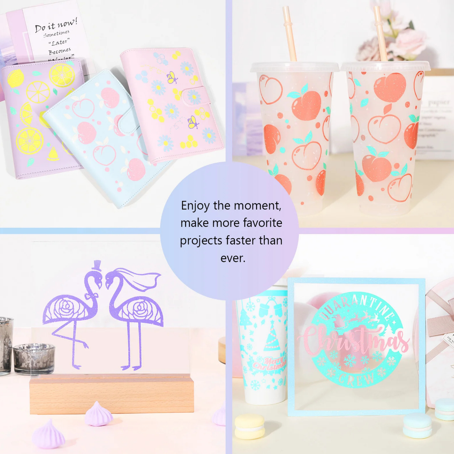 Teckwrap Craft Colorful Shimmer Premium Vinil – 30.4 cm × 152.4 cm