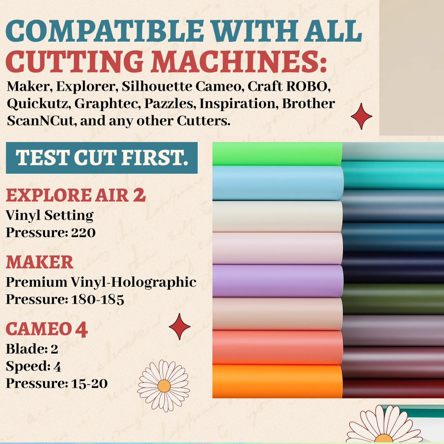 Teckwrap Craft Dusty Matte Premium Vinil – 30.4 cm × 152.4 cm