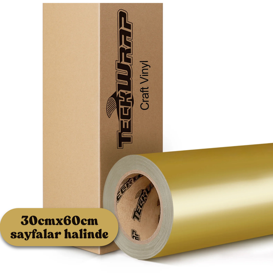 Teckwrap Craft Ekonomik Craft Vinil – 30 cm × 60 cm (Adet)