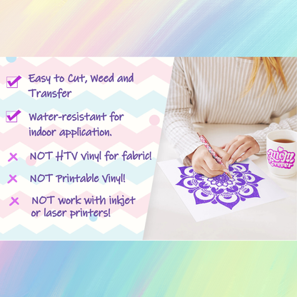 Teckwrap Craft Glitter Premium Vinil – 30.4 cm × 152.4 cm
