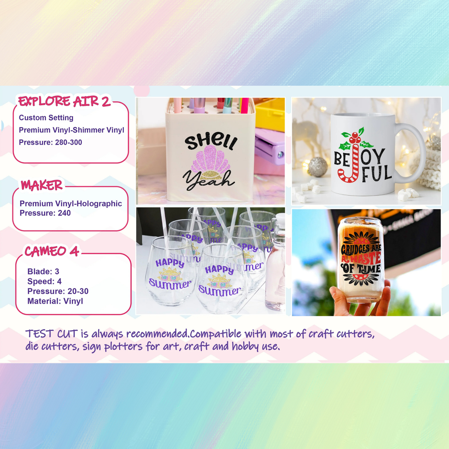 Teckwrap Craft Glitter Premium Vinil – 30.4 cm × 152.4 cm