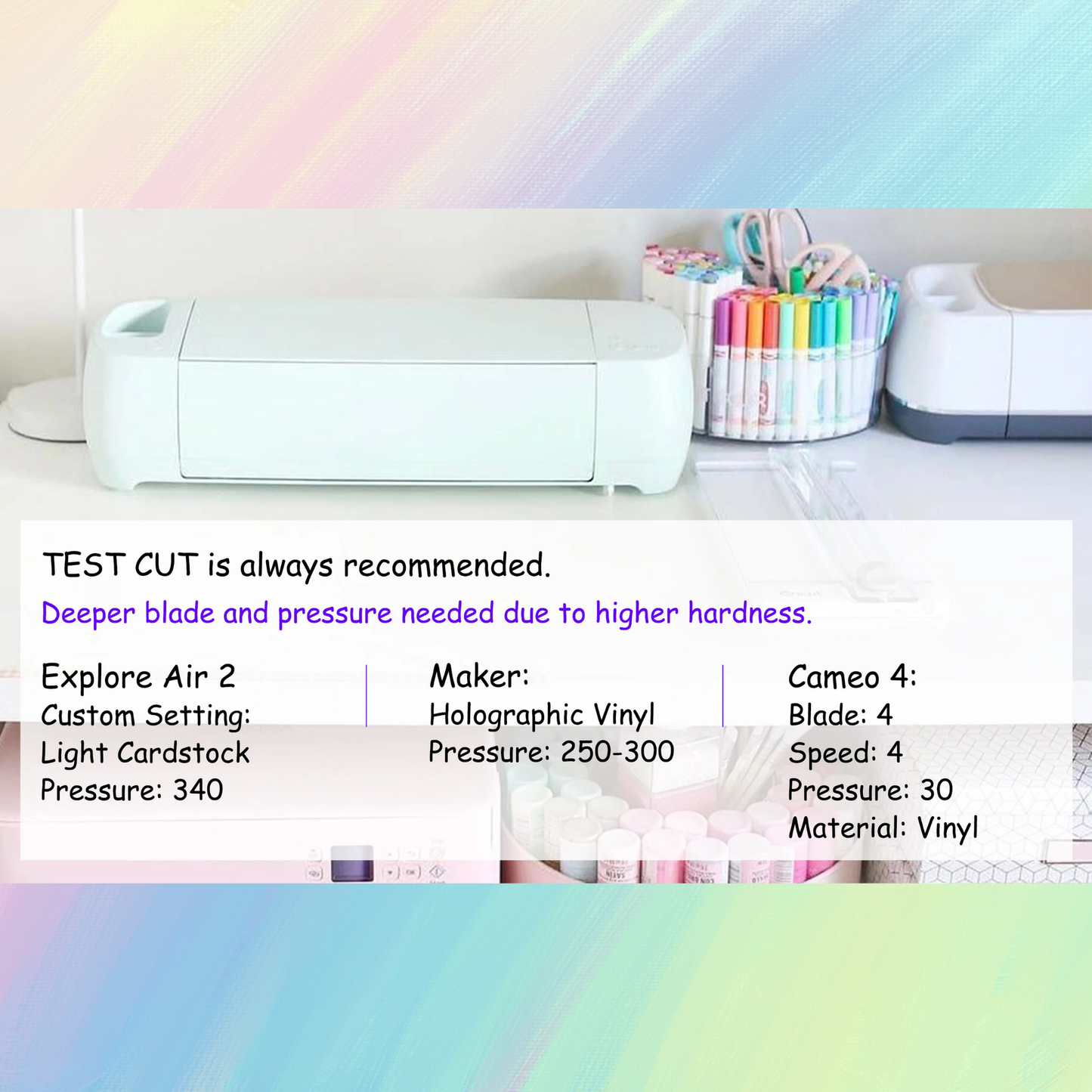 Teckwrap Craft Glitter Brush Premium Vinil – Watercolor Spots – 30.4 cm × 152.4 cm