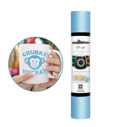 Teckwrap Craft Glitter Premium Vinil – 30.4 cm × 152.4 cm