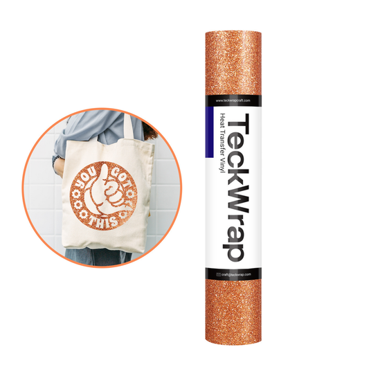 TeckWrap Craft Glitter HTV – Simli Isı Transfer Vinili - 30 x 152 cm
