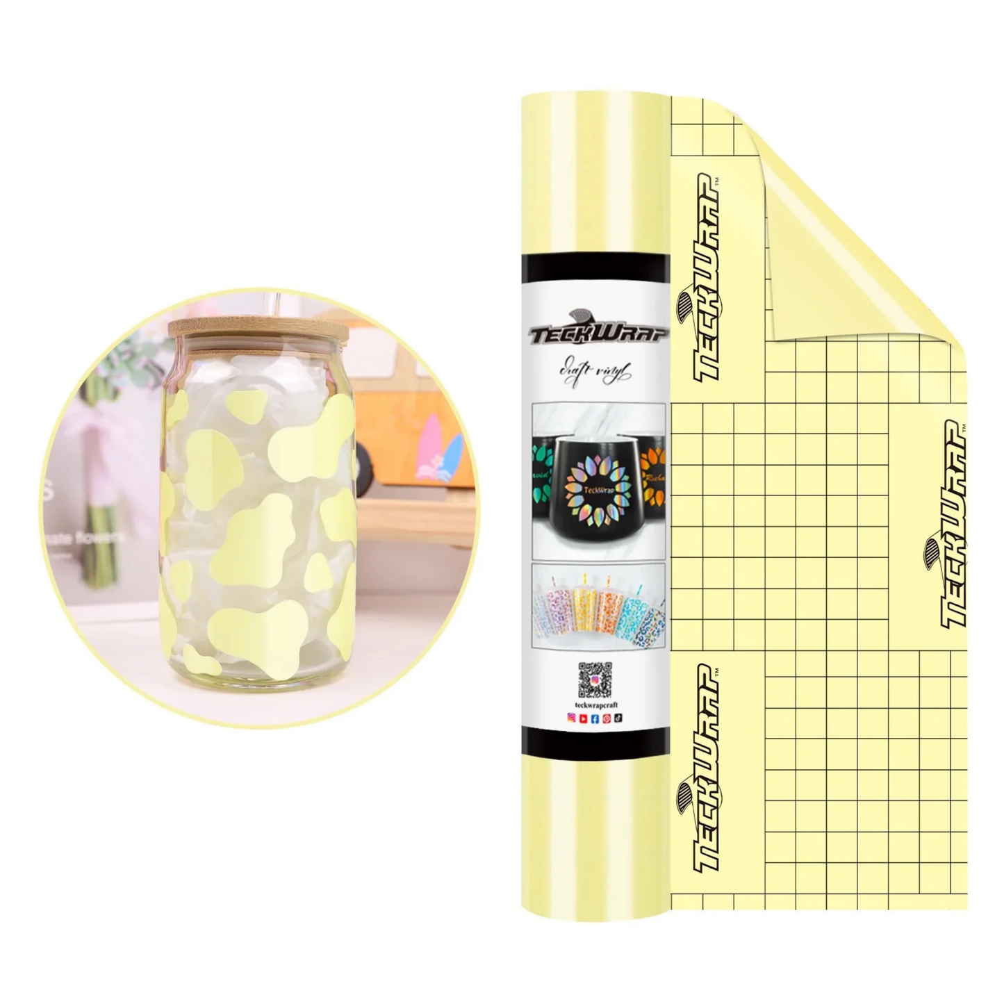 Teckwrap Craft Ekonomik Vinil – 30.4 cm × 152.4 cm