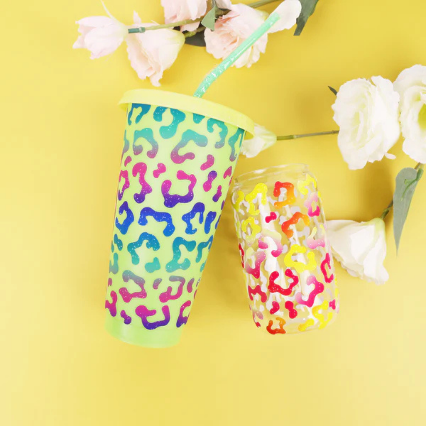 Teckwrap Craft Rainbow Stripes Premium Vinil – 30.4 cm × 152.4 cm