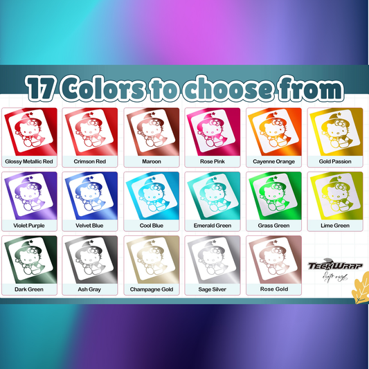 Teckwrap Craft Metallic Satin Chrome Premium Vinil – 30.4 cm × 152.4 cm