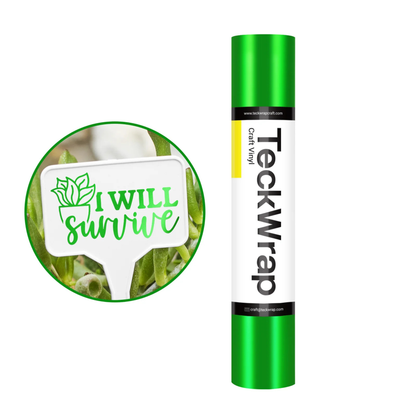 Teckwrap Craft Metallic Satin Chrome Premium Vinil – 30.4 cm × 152.4 cm