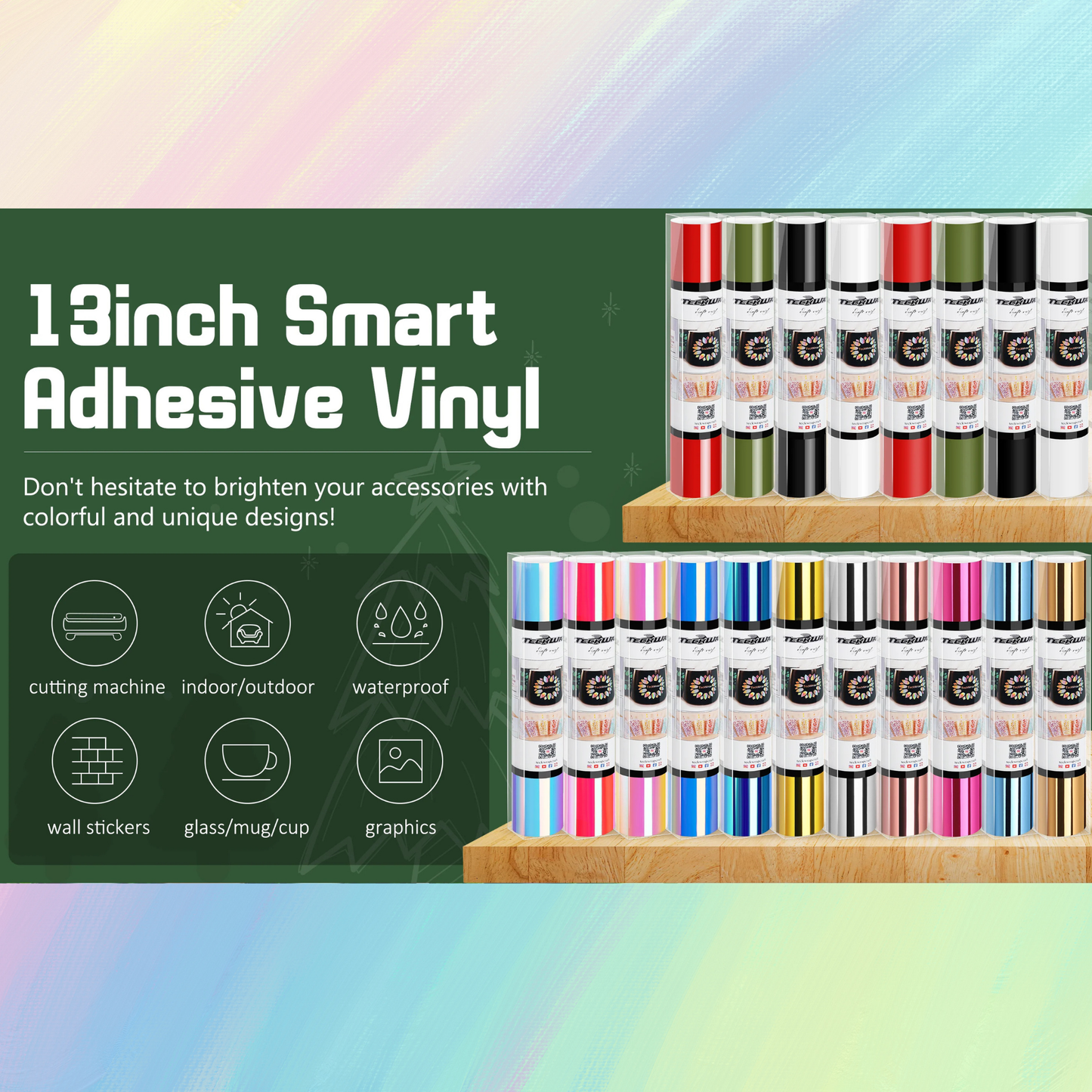 Teckwrap Craft Smart Vinil - 1 Rulo 5ft / 33 cm X 152.4cm