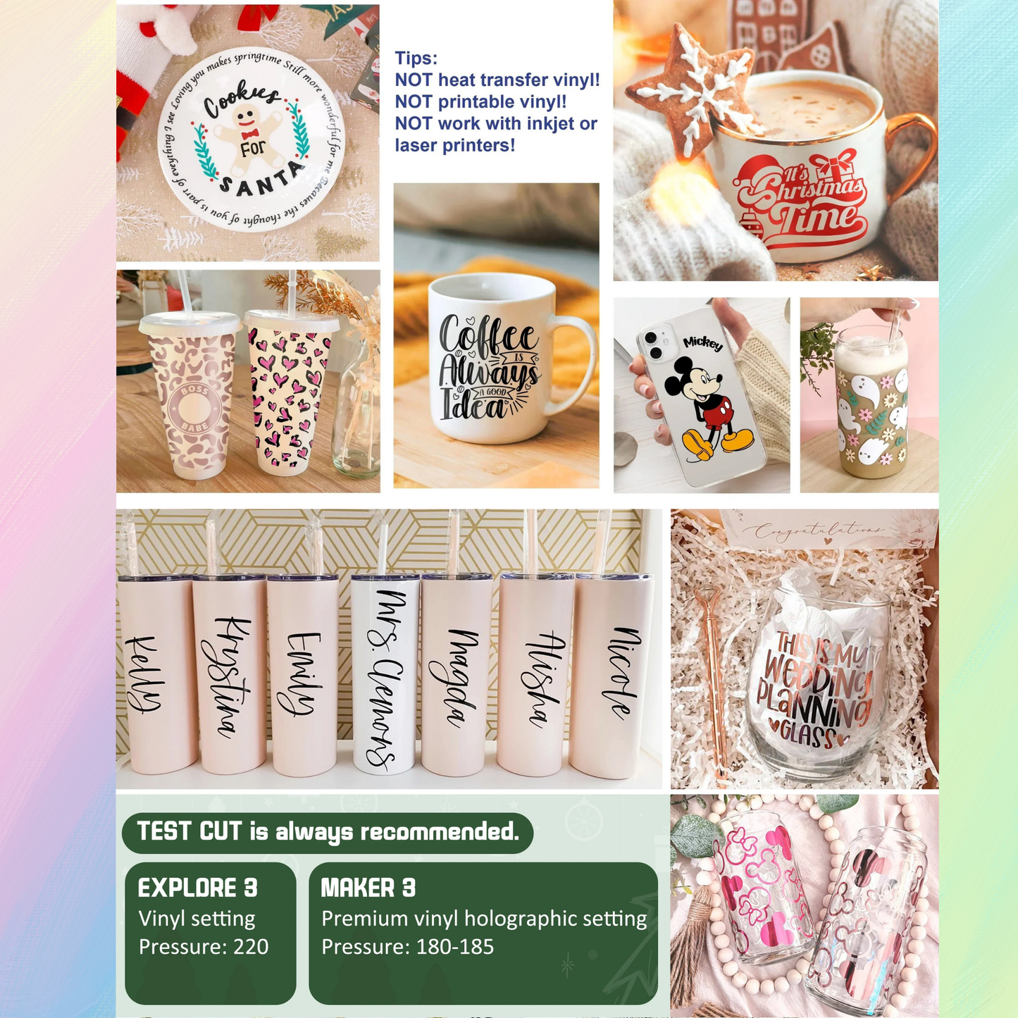 Teckwrap Craft Smart Vinil - 1 Rulo 5ft / 33 cm X 152.4cm