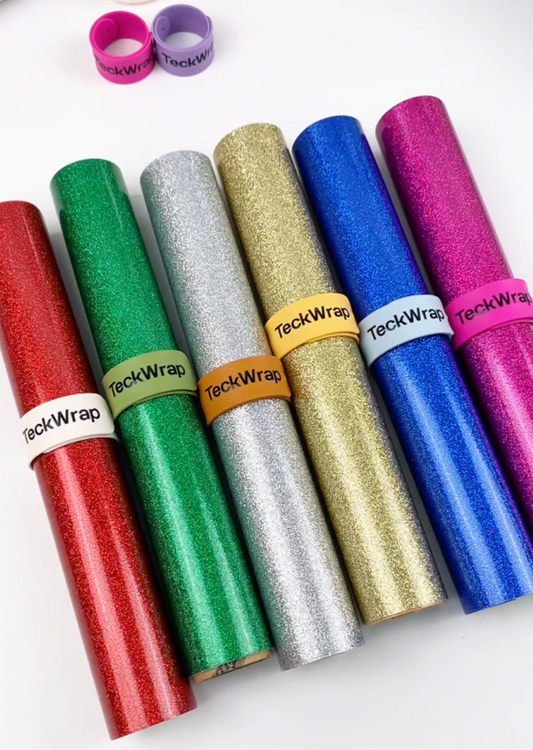 Teckwrap Craft Sparkle Premium Vinil – Yeşil – 30.4 cm × 152.4 cm