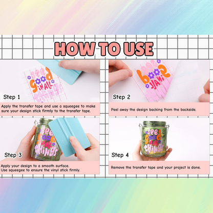 Teckwrap Craft Low Tack Transfer Bandı - Düşük Tutuculuk / 1 Rulo 10ft / 30.4 cm X 305 cm