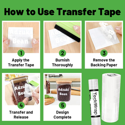 Teckwrap Craft Versa Transfer Bandı - Orta Tutuculuk - 1 Rulo 10ft / 30.4 cm X 305 cm