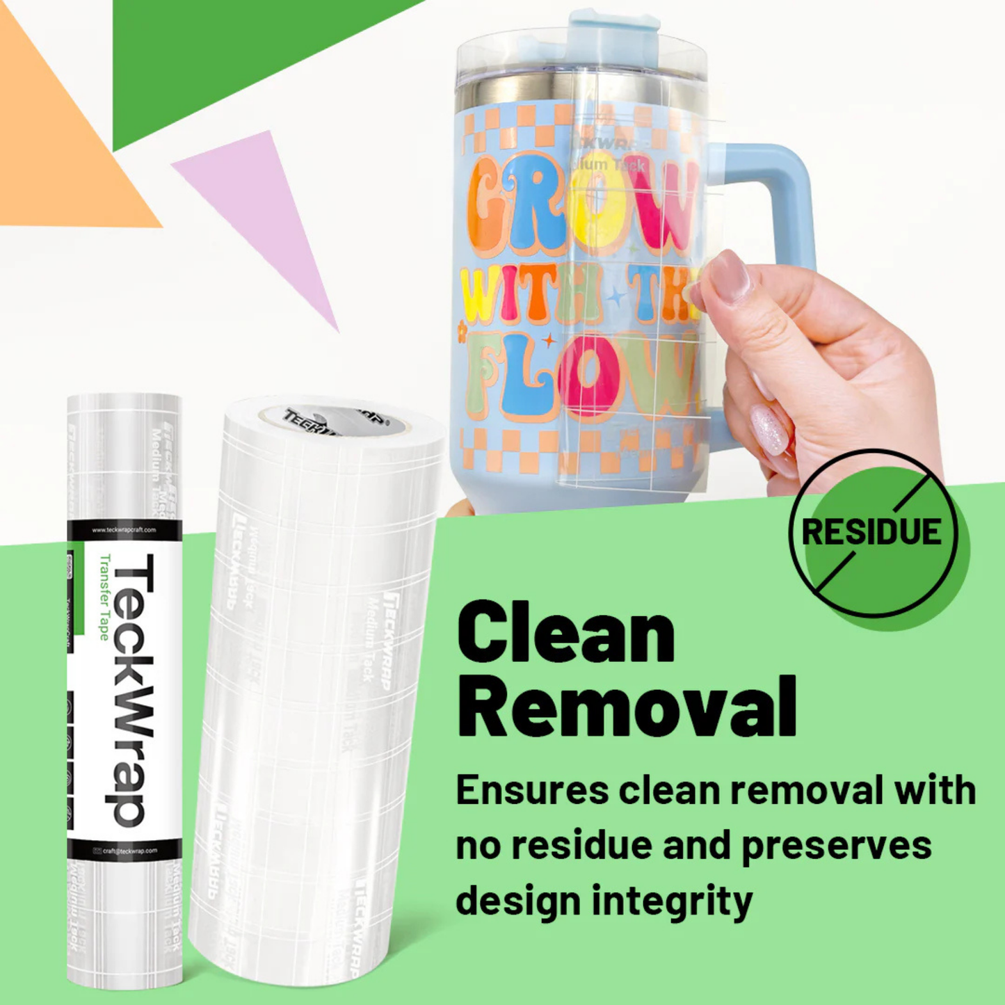 Teckwrap Craft Versa Transfer Bandı - Orta Tutuculuk - 1 Rulo 10ft / 30.4 cm X 305 cm